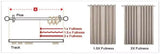 1PC Pink Floral Lace Beaded Jacquard Sheer Curtain for Living Room Kitchen Small Window Drape Cafe Study Blinds