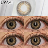 2pcs/Pair Contact Lenses Fast Shipping Gray Lenses for Eyes Korean Fashion Beauty Pupils Planet Eye Color Lens Yearly