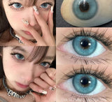 1Pair Korean High Quality Lenses Color Contact Lenses for Eyes Purple Lenses Blue Eye Lens Soft Cosmetic Brown Contacts