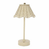 Touch Sensor LED Rattan Desk Lamp Wireless Design Adjustable Brightness Rechargeable Desk Lamp Eye Care Energy Saving