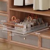 Stainless Steel Jeans Closet Bag Organization Bedroom Storage Rack Box Pull Out Kitchen Storage Large Capacity Undertable Drawer