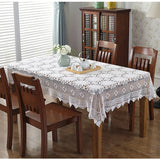 Super Elegant table covers Nordic pastoral lace tablecloth crochet square tablecloths Dining napkins christmas table cloth sale