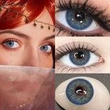 Complete Blue Colored Contact Lenses Collection | Natural Rimmed Blue Patterns | Perfect for Dating, Photoshoots