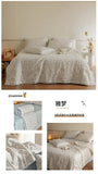 A-Class Double-Layer Soy Fiber Summer Quilt Air Conditioning Single Person Cool Thin Quilt Breathable for Student Home Textiles