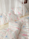 Adorable Pure Cotton Children's Room Bedding Set Snail Tower S Cute Print Duvet Cover Pillowcase Bed eet Quilt Set