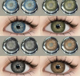 1Pair Colored Contact Lenses for Eyes Blue Eye Lenses Green Fashion Lenses High Quality Brown Natural Gray Eye Contacts