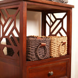 Bohemian Style Storage Basket Cosmetics Storage Basket Storage Basket with Handle Desktop Miscellaneous Storages Baskets