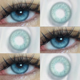 1pair Blue Green Gray Brown Color Contact Lenses Iris Circle Lens 14.2mm Fastshipping
