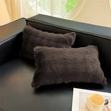 Household new class A rabbit plush pillowcase single milk plush pillowcase 48x74cm, no pillow core
