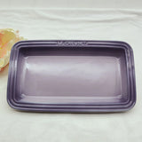 Rectangular Stoneware Plate 10” Plates Tray French Cool Color Gradual Spit Bone Dishs  Ceramic Dessert Vegetable Dining Plate