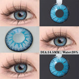 Colored Contact Lenses Vika Brown Blue Green Color Contacts Eye Lens Eyes Half Year 2Pcs