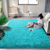 High quality and super soft plush carpet Bedroom bedside rug mat Living room children's room Non slip home decoration carpets