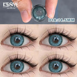 1 Pair Green Contact Lenses  Natural High Quality Blue Contacts Lens Korean Lenses Yearly Green