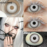 New Vampire Red Lens for Eyes Halloween Colored Contact Lenses Demon Cosplay Wihite Softlens Anime Party Makeup Lenses