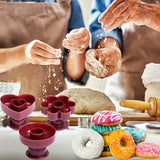 3pcs, Donut Molds Set, Plastic Doughnut Cutters, Baking Tools, Home Kitchen Accessories