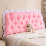 1pcs Princess Style Dormitory Back Cushion Universal Anti Collision Bedside Decoration Backrest Soft Tatami Headboard Cushions