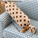 Velvet Candy Pillow Removable And Washable Column Bed Roll Cushions Head Supporter Back Leg Body Wave Point Pillow Cushion