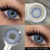 Colored Contact Lenses For Eyes 1pair Natural Eye Color Lens Cosmetic Soft Eye Lenses Beauty Pupils with Lens Case