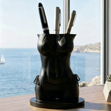 Sexy Bikini Body Pen Holder 3D Printed Funny Texture Female Torso Pencil Pot Cool Office Desk Brush Storage Decor Gift for Men
