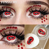 2PCS New Cosplay Colored Contact Lenses Halloween Contact Lenses Role Playing Beauty Makeup Products Enlarge Eyes Lens