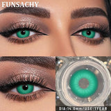 2PCS New Cosplay Colored Contact Lenses Halloween Contact Lenses Role Playing Beauty Makeup Products Enlarge Eyes Lens