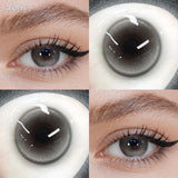 14.2mm Half Yearly Colored Contact Lenses Multichrome Natural Anime Cosplay Contacts for Daily Eye Beauty