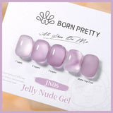 Wine Red Jelly Gel Nail Polish Glitter Nude Translucent Quick Extension Gel Semi Permanent Varnish UV Gel Nail Art 1