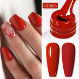 10ml Purple Red Series Gel Nail Polish Winter Dark Purple Nail Art Varnish Semi Permanent Soak Off UV LED Gel