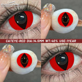 Halloween cosplay color contact lenses for eyes black/red/white Anime Accessories colorful fashion lenses