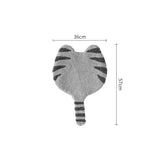 Cute Tufting Cat Tail Seat Mat Cushion Soft Fluffy Cartoon Stool Chair Sofa Pad Decoration Home Office Decor 57x36cm