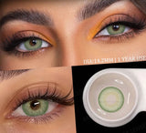 Colored Contacts Lenses for Eyes Gray Pupils Fashion Blue Lenses Brown Makeup Contact Yearly Green Beautiful Pupil 2pcs