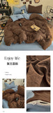 Solid Color Bedding Set Twin Full Queen Size Bed Flat Sheet Soft Kids Adults Duvet Cover Set Quilt Cover Pillowcases Bed Linen
