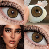 Siri Series NEW Colored Contacts Lenses Cleopatra Series Beauty Women Makeup Green Pupils Cosmetic Brown Natural Contacts
