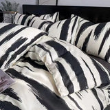 Red Cherry Plaid Duvet Cover Set with Sheet Pillowcase Soft Cover NoFilling Warm Bed Linen Twin Full Queen Size Home Bedding Set
