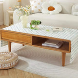 1pcs New Minimalist Mesh Dust-proof Tablecloth Thick Strap Storage Desktop Decorative Towel Multi Specification Tassel Table Mat