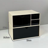 Desktop Cosmetic Organizer Case Set Table Makeup Storage Box Organizer Drawer Storage Box Desk Stationery Storage Rack Plastic