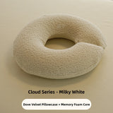 Professional Salon Use round Face Pillow Massage Bed Hole Pad Removable Cover Neck Shoulder Back Massager U-Shaped Pillow