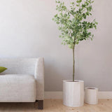 60-190cm Artificial Eucalyptus trees Branches Banyan Leaves Fake Plant Plastic leave Landscape faux plant For Home Garden Decor