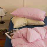 Ins Nordic Bedding Set Simple Style Polka Dot Duvet Cover Set Soft Flat Sheet Single Twin Size Double Bed Sheet Set For Bedroom
