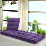 Oversized Thickened Long Bench Cushion Pad Chair Seat Cushion Decorative Pillow For Garden Lounger/Bay Window Pad Green