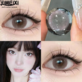 1 Pair New Product Color Contact Lenses Degrees Fashion Comfort Soft Nature Brown Pink Lenses Fast Shiping