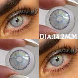 Eye Eyes Color Contacts Colored Contact Lenses Lens Small Pupil Daily Beauty Black Blue Brown 2Pcs 6 Months Half Year