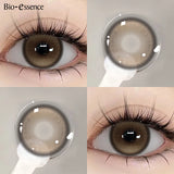 Contact Lenses Natural Brown Colored Pupils Cosmetic Grey Lenses Green Lens Yearly for Daily Party