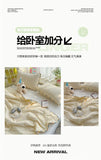 Korean Style Summer Cool Quilt For Girl Skin-friendly Washed Cotton Air Conditioning Quilt Breathable Soft Blanket Home Textiles