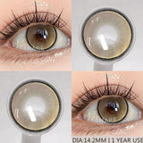 2pcs Blue Natural Color Contact Lenses for Eyes Brown Lenses Colorcon Korean Lenses Yearly Beauty Brown Eye Contacts