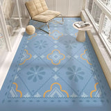 Home Anti-fouling Oil-proof Kitchen Floor Mat Decoration Balcony Waterproof Non-slip PVC Carpet Easy Clean Rug ковер Tapis 러그