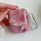 Wireless Bluetooth case for AirPods1/2 AirPods3 AirPods pro and pro2 tpu marble grain earphone cover