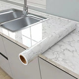 Marble Kitchen Oil-Proof Film Stove Waterproof Moisture-Proof Self-Adhesive Wallpaper Countertop Cabinet Renovation Tile Sticker