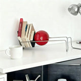 Luxury Desktop Bookshelf Book Holder Spherical Office Storage Rack Desktop Storage Rack Desktop Ornament Organizer