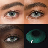 Eye Eyes Color Contacts Colored Contact Lenses Lens Natural Beauty Cosmetic Amber Daily 2Pcs 6 Months Half Year Use